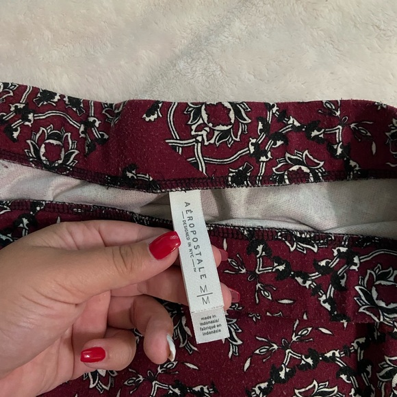 Maroon and Black Aeropostale Skirt - Picture 2 of 2